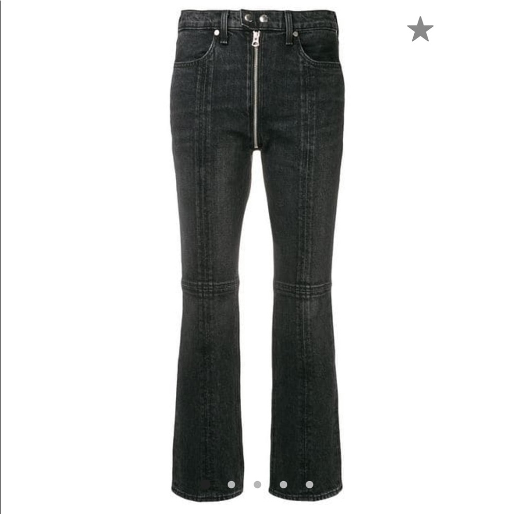 Rag and Bone Zipper Detail Flare Jeans Size 27
